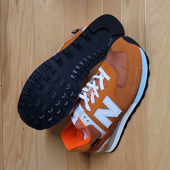 New Balance 574 Cordura Rust Morning Fog Orange Mens Shoe Sneaker ML574HS2 - Picture 3 of 13